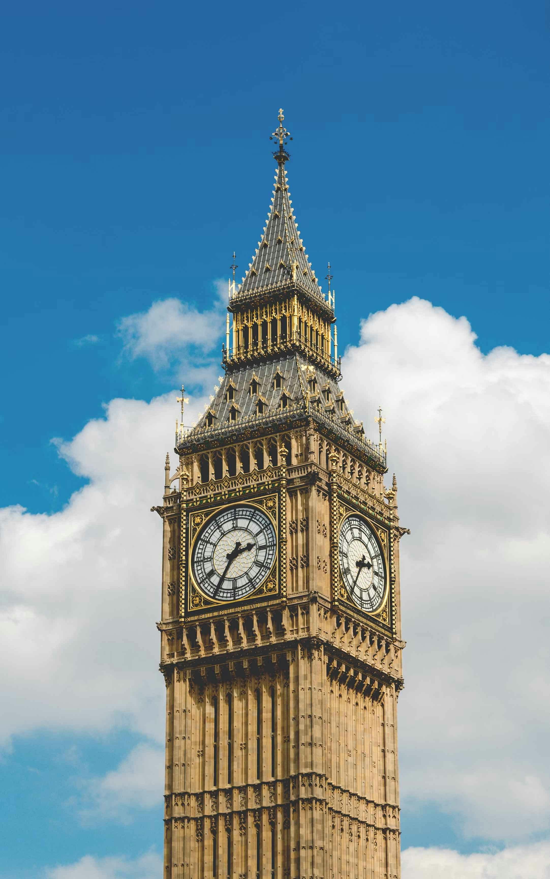 Picture of the Big ben in London