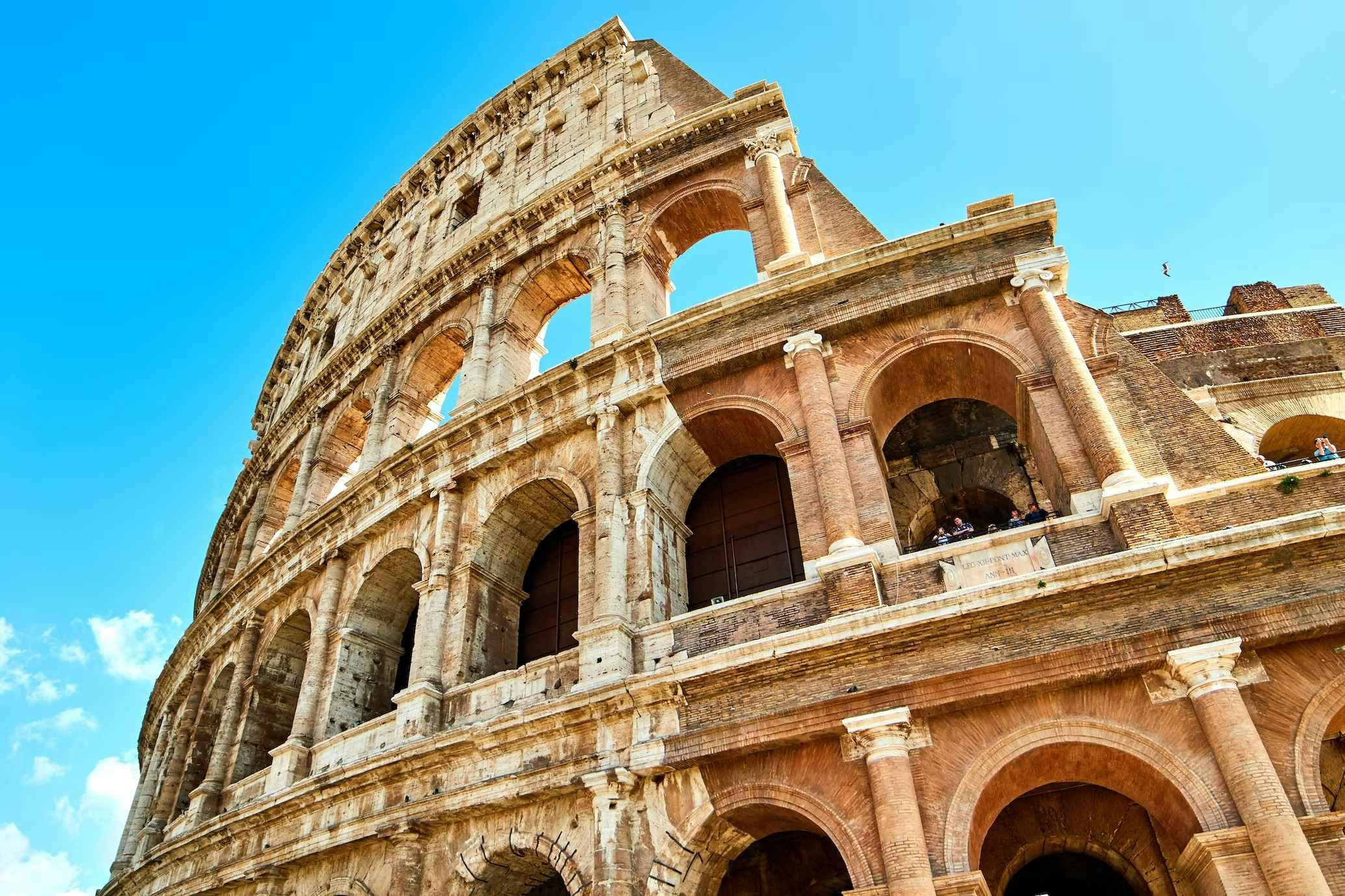 Picture of the colosseum in Rome